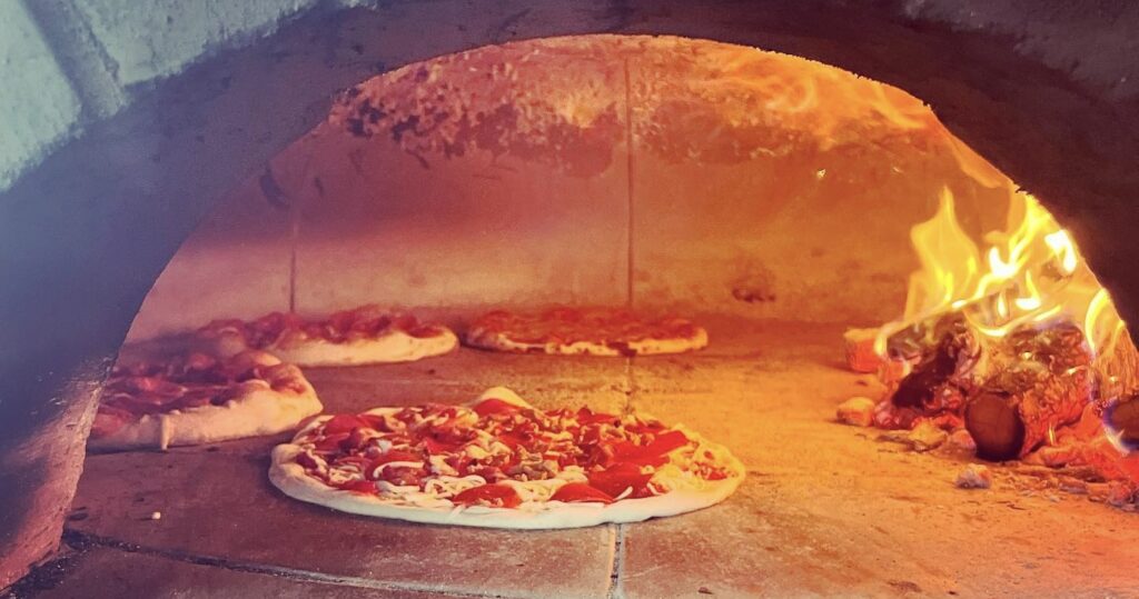 Roots Wood Fire pizzas