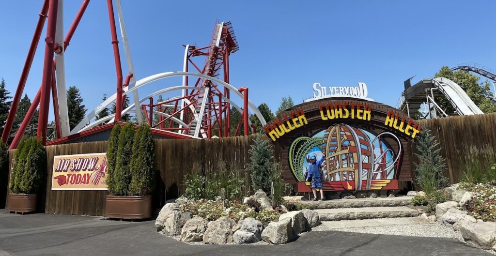 roller coaster entrance
