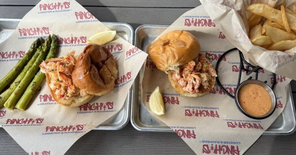 meals at Pinchy's Lobster + Rawbar
