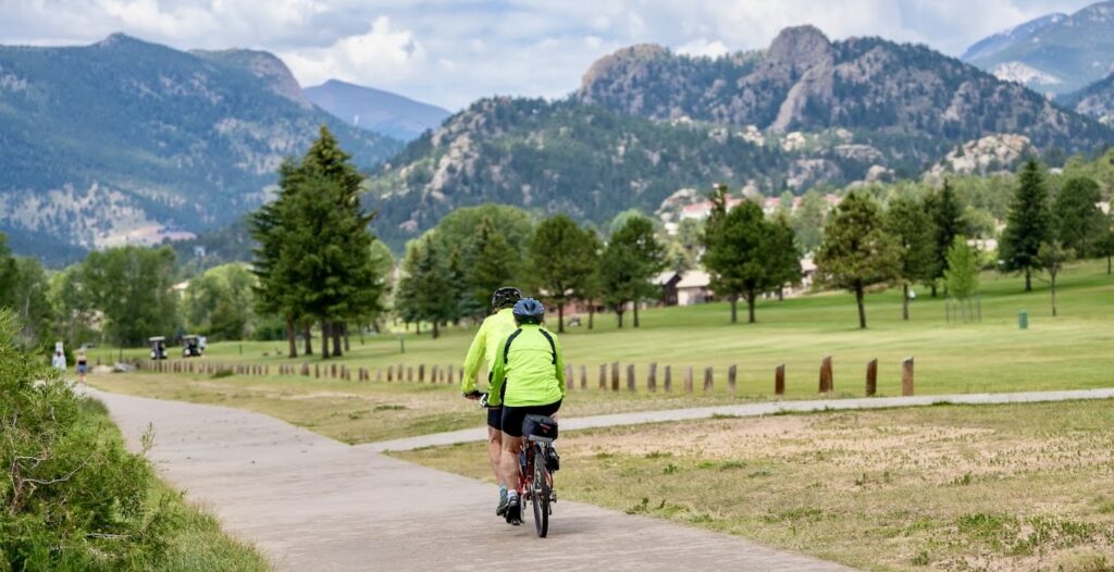 biking Lake Estes Trail