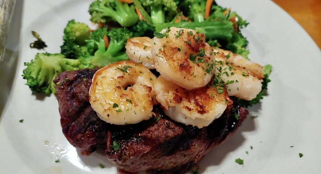 steak and shrimp