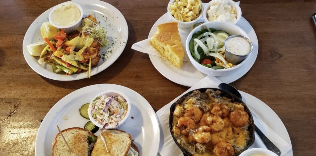 A Lowcountry Backyard Restaurant entrees