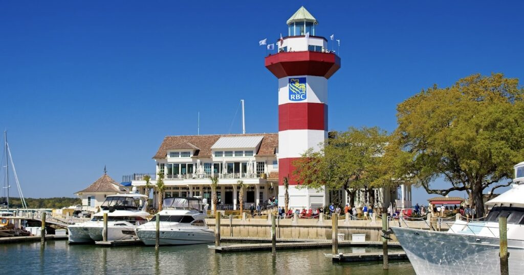 lighthouse & marina