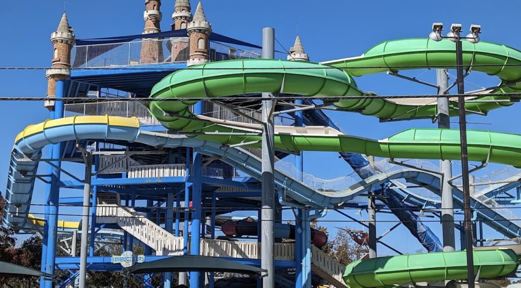 water slides