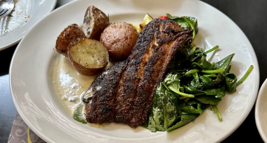blackened salmon
