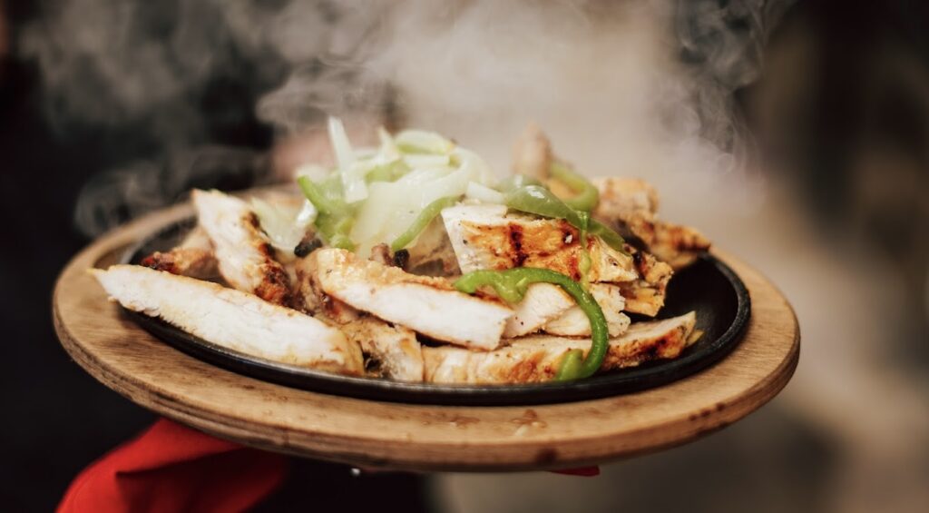 chicken fajitas