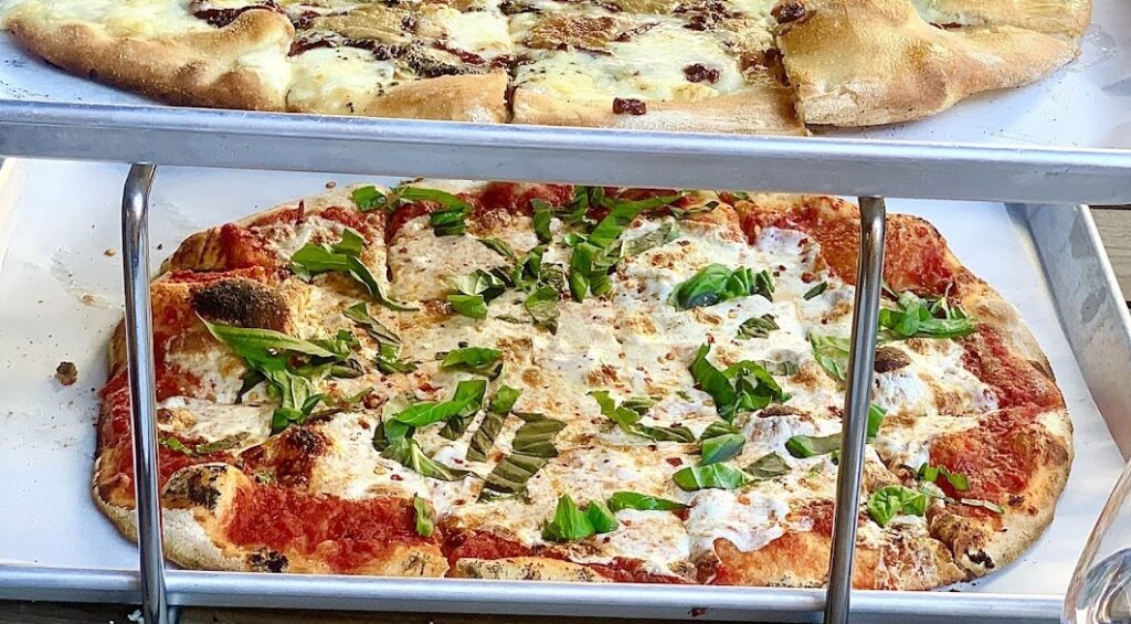 wood-fired pizzas