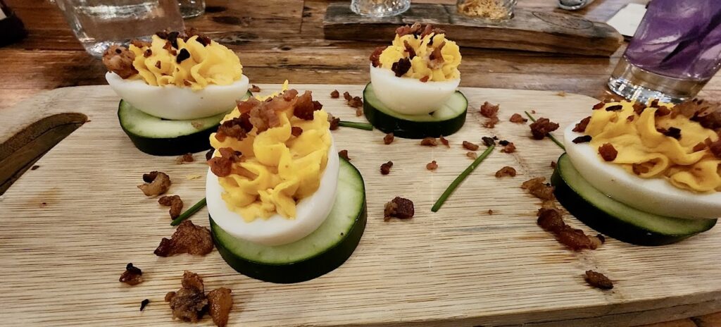 deviled eggs