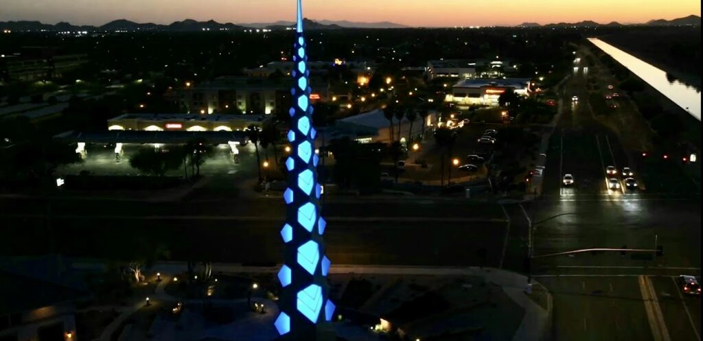 Frank Lloyd Wright Spire