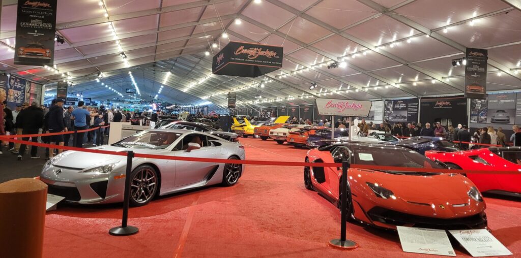 Car showcase for visitors