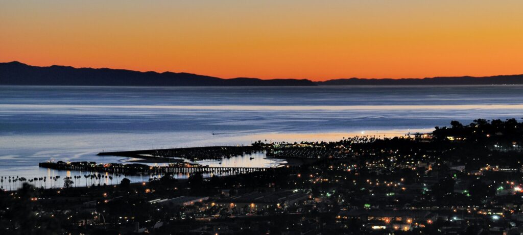 Santa Barbara Night Flight
