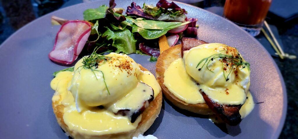 Finch & Fork eggs benedict