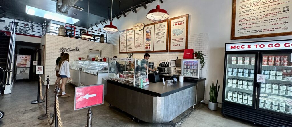 McConnell's Fine Ice Creams interior