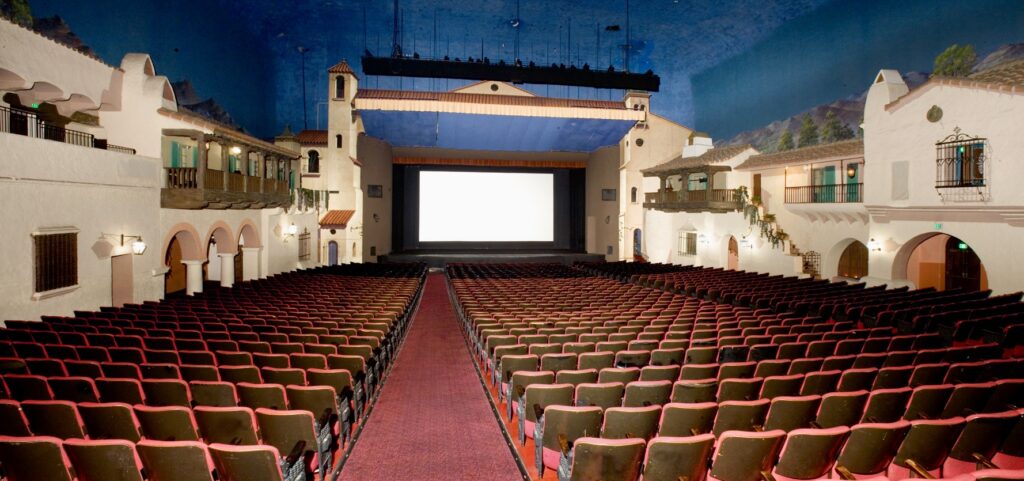 The Arlington Theater auditorium