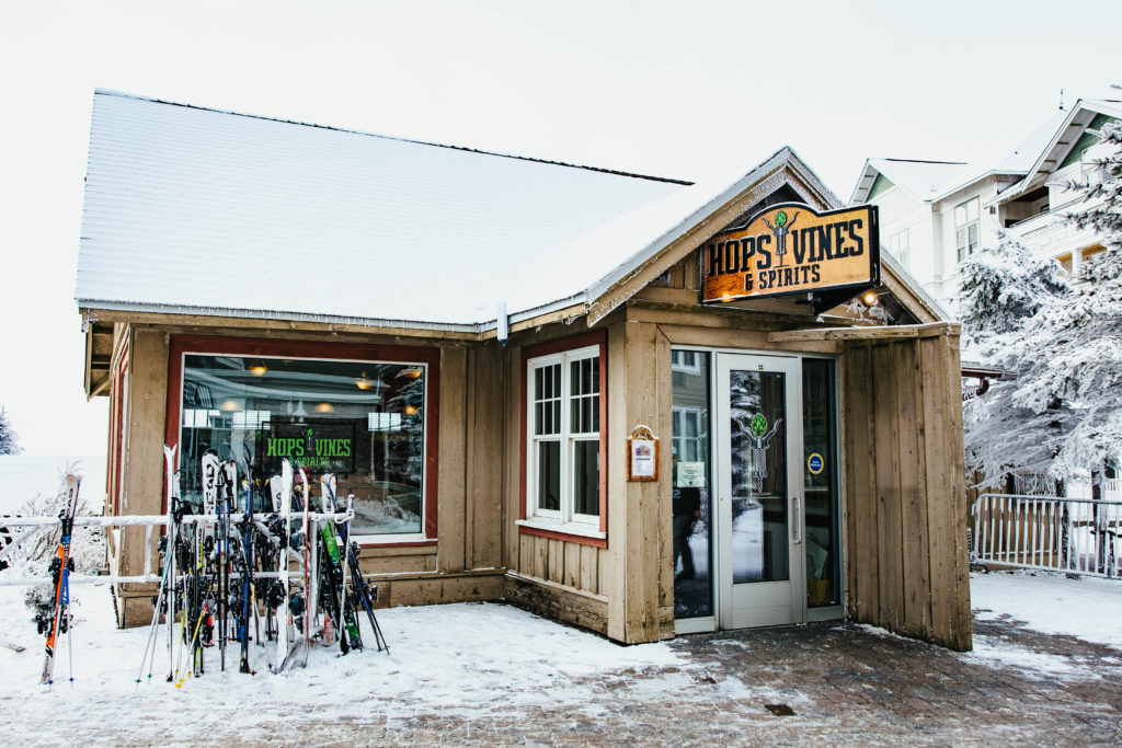 Hopes Vines n Spirits store in Snowshoe Village - Snowshoe, West Virginia by Casago