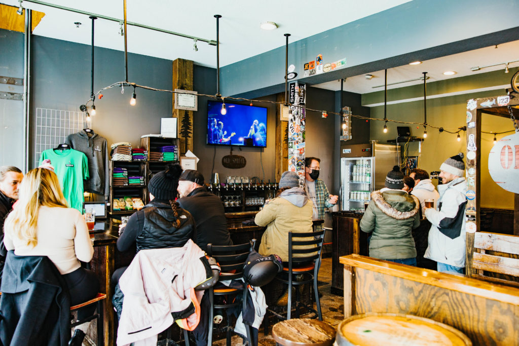 Interior of Old Spruce Draft House in Snowshoe Village | Restaurants in Snowshoe, West Virginia