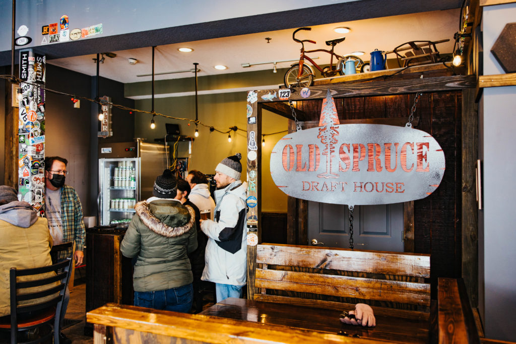 Interior of Old Spruce Draft House in Snowshoe Village | Restaurants in Snowshoe, West Virginia