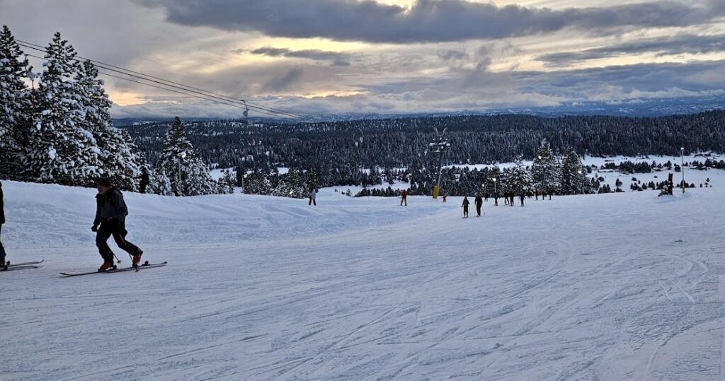 cross-country skiing