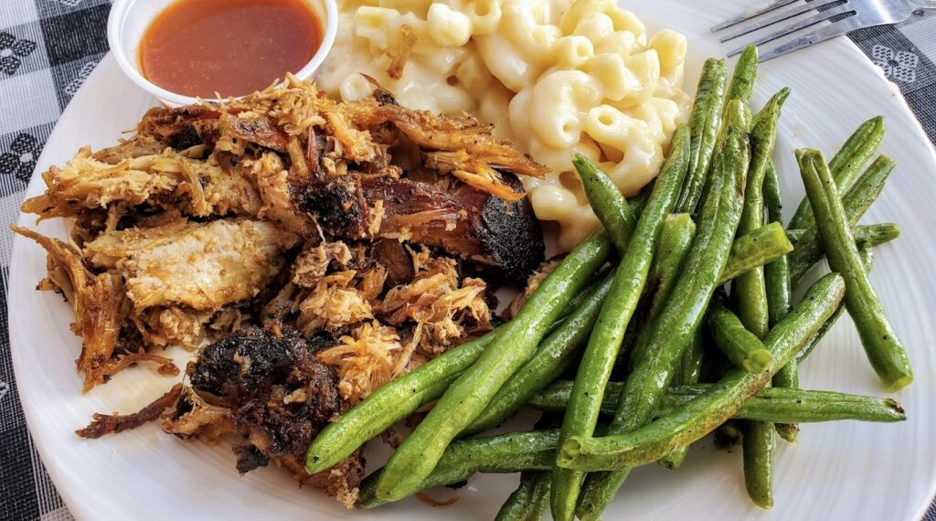 pulled pork dinner
