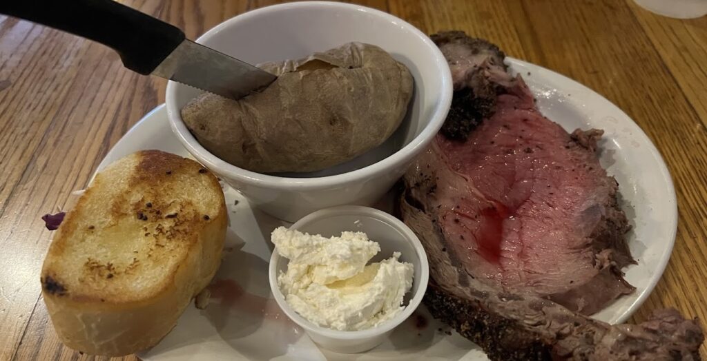 prime rib dinner