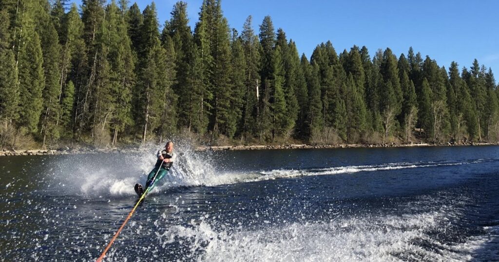 water skiing