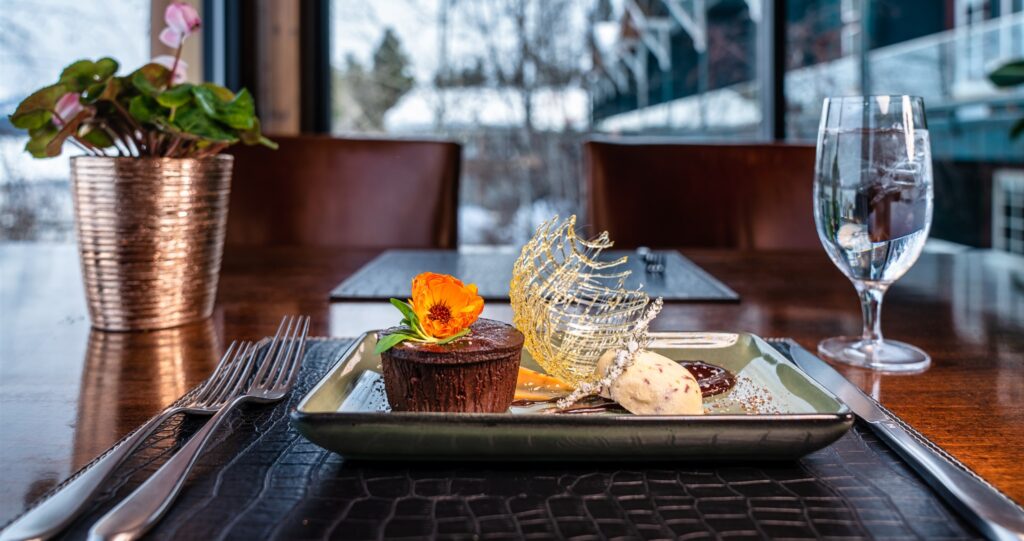 Dessert at The Narrow's Steakhouse.