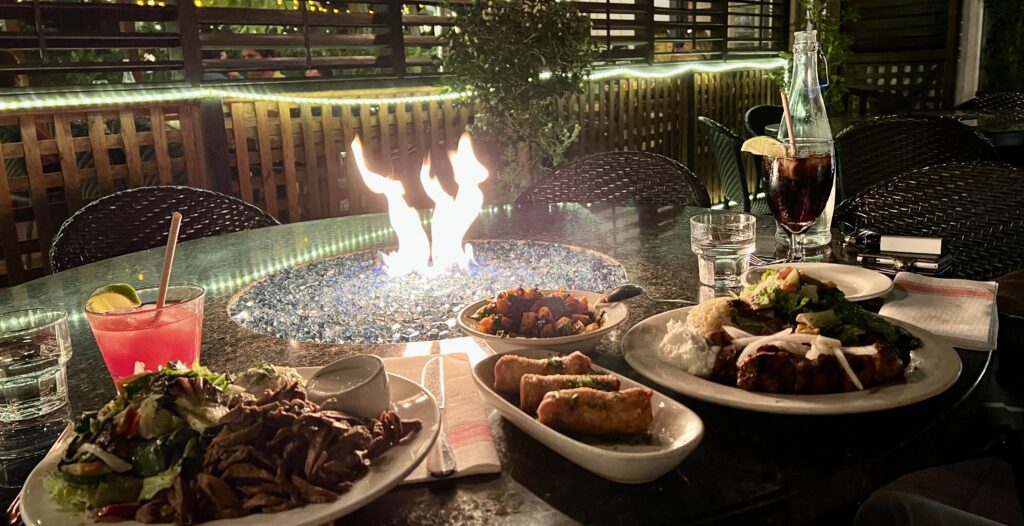 Zaytoon fire and table