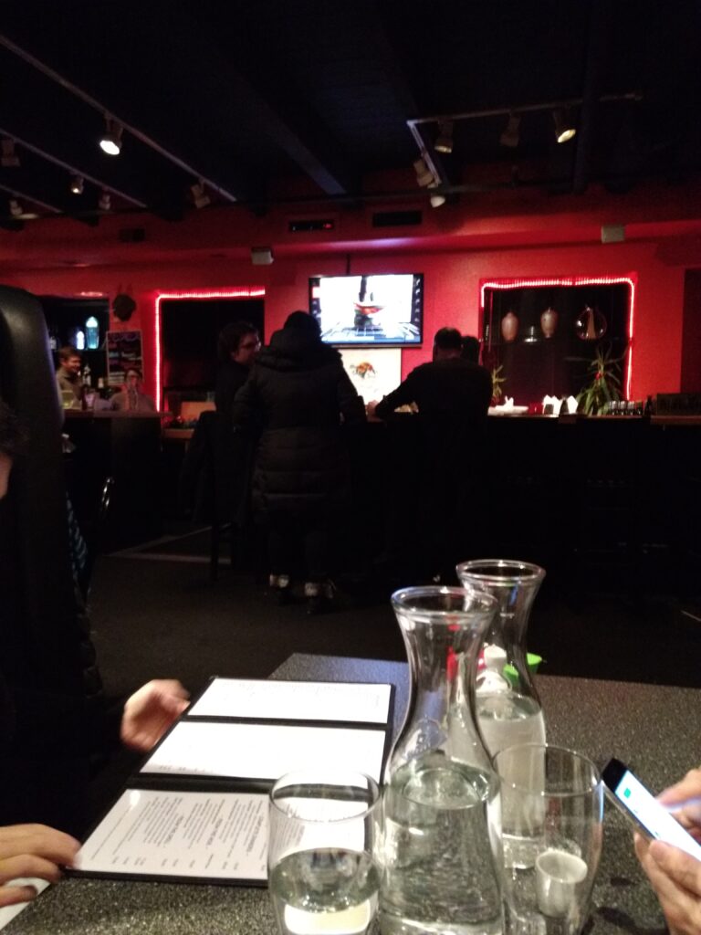 The night vibe at Sushi On Second