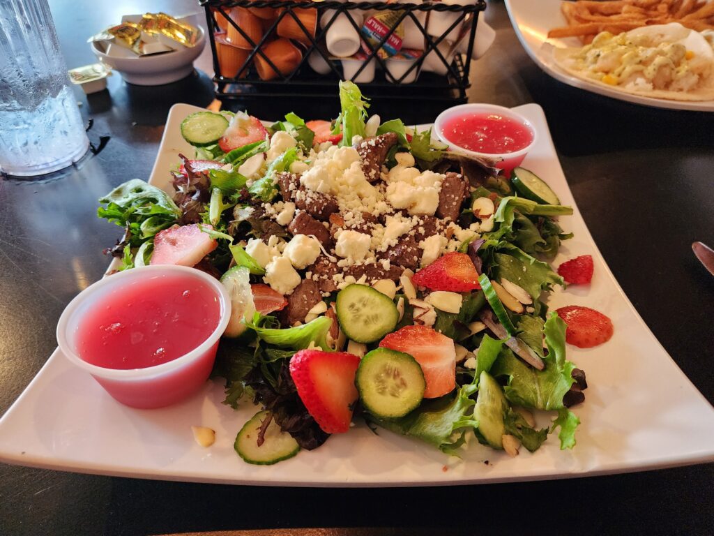 salad at Sunrise City Cafe