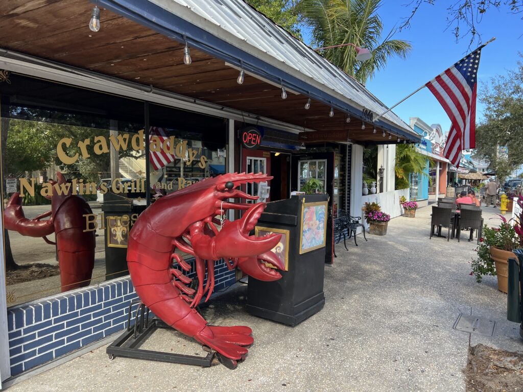 Exterior of Crawdaddy's 