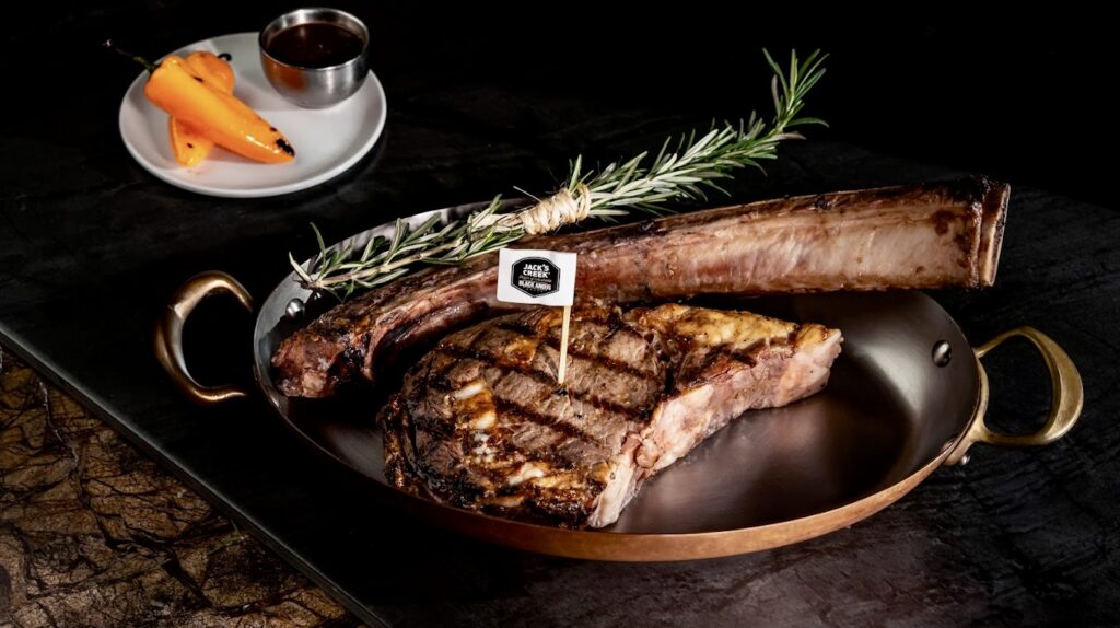 Jack's Creek steak at Harry's