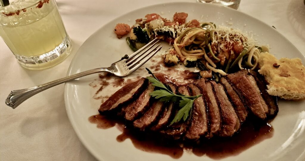 meal at La Dolce Vita