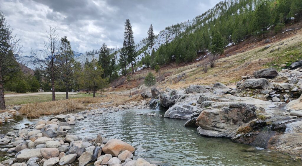 pools at Kirkham Hot Springs