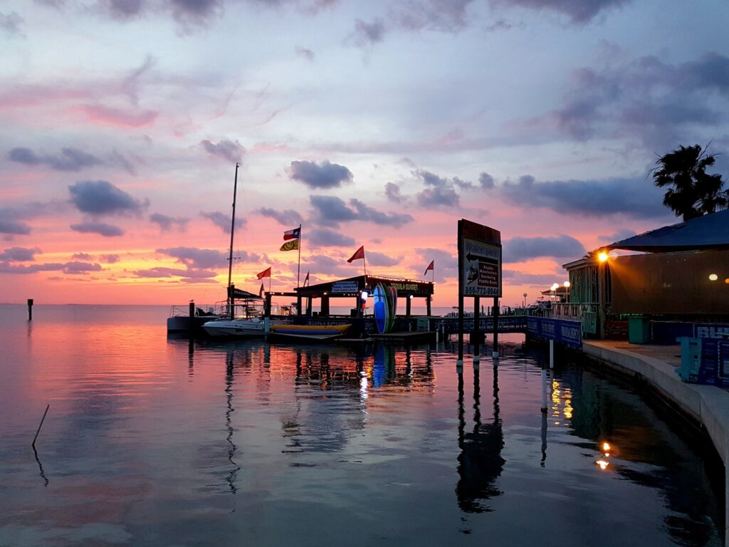 Sunset at SU Padre