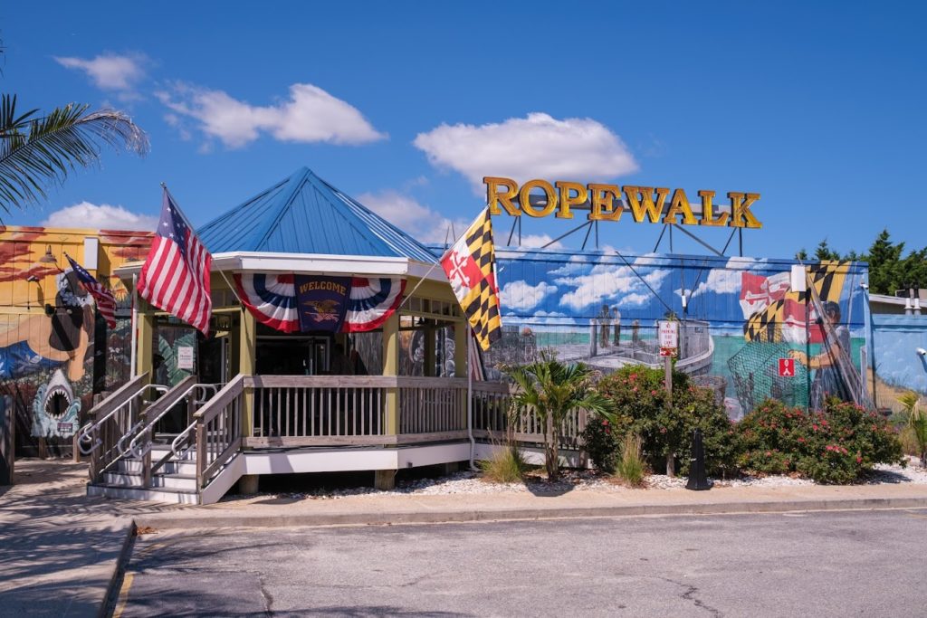 Exterior view of Ropewalk  Ocean City restaurant