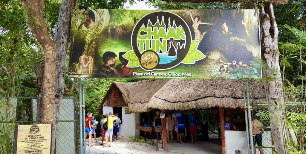 Cenote Chaak Tun entrance