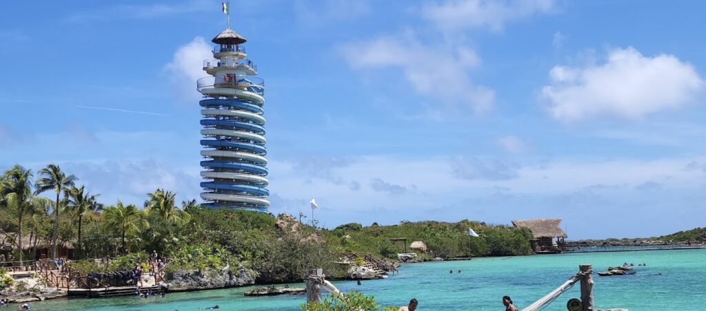 lighthouse at Xel-Ha Park