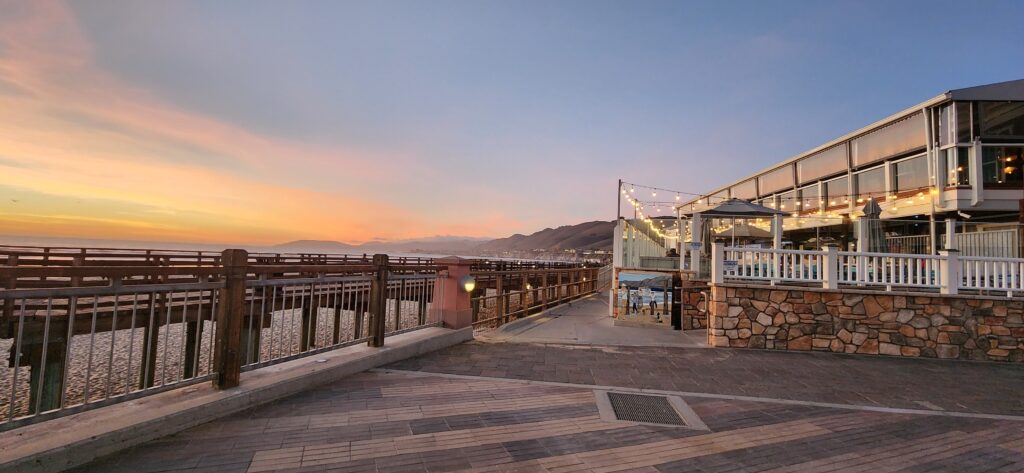 Pismo Beach Pier at sunset