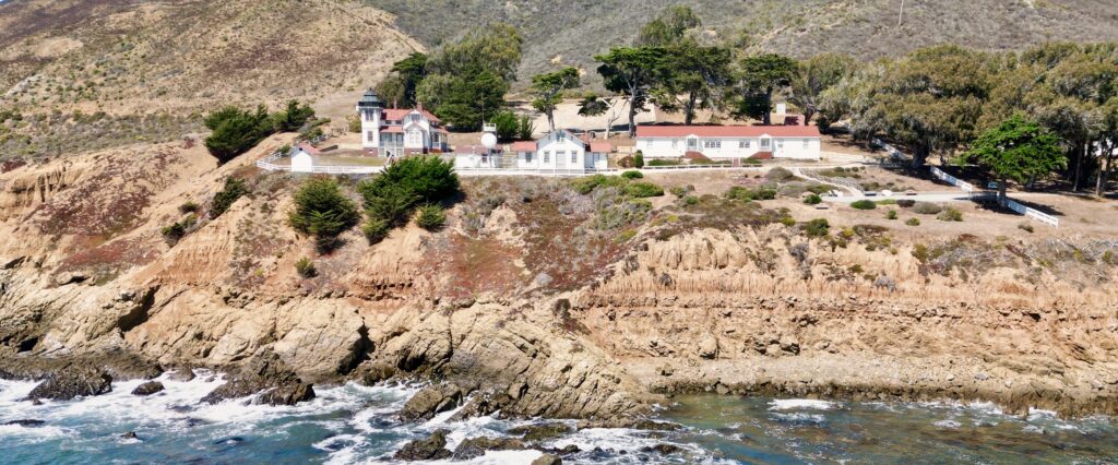 Point San Luis Lighthouse aerial view
