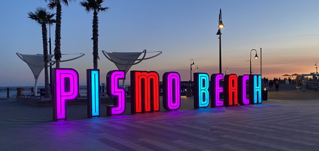 Pismo Beach sign