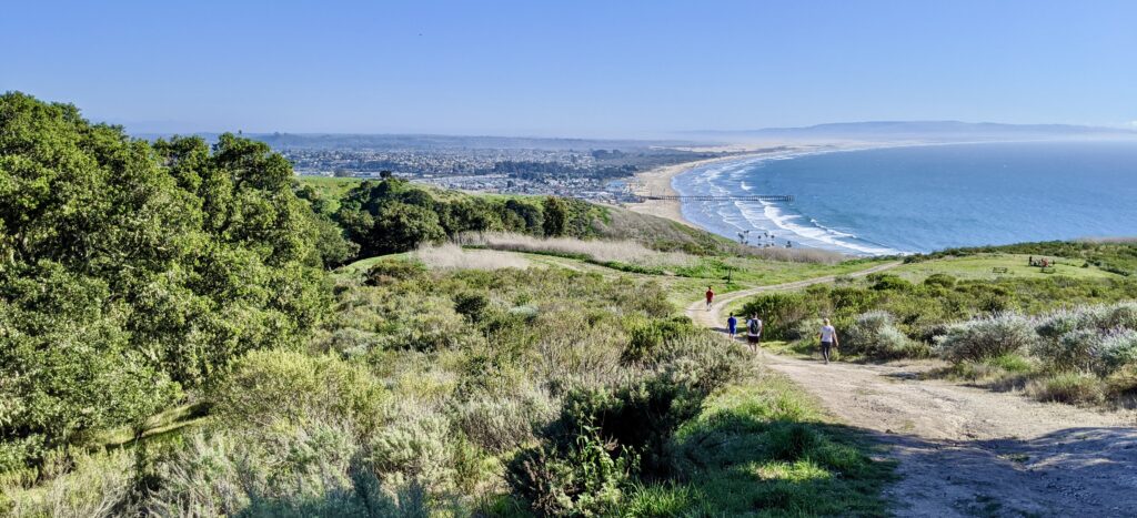 hikers at Pismo Preserve