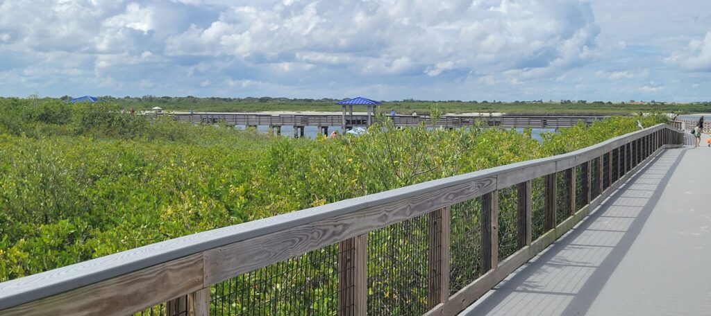 walkway at Smyrna Dunes Park