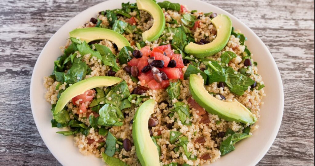 quinoa avocado bowl