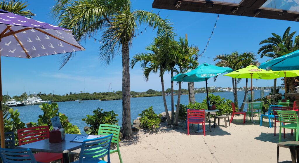 The River Deck Tiki Bar & Restaurant outdoor dining