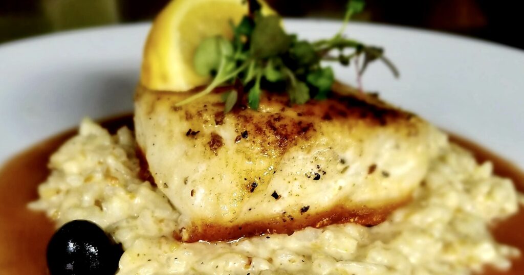 grits and fish