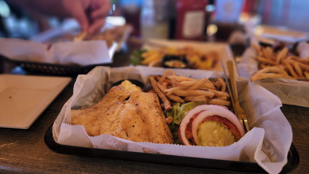 fresh fish and fries