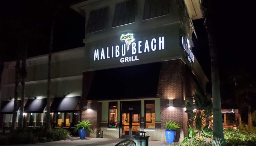 Malibu Beach Grill entrance