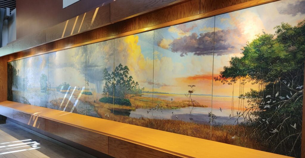 Cici and Hyatt Brown Museum of Art mural