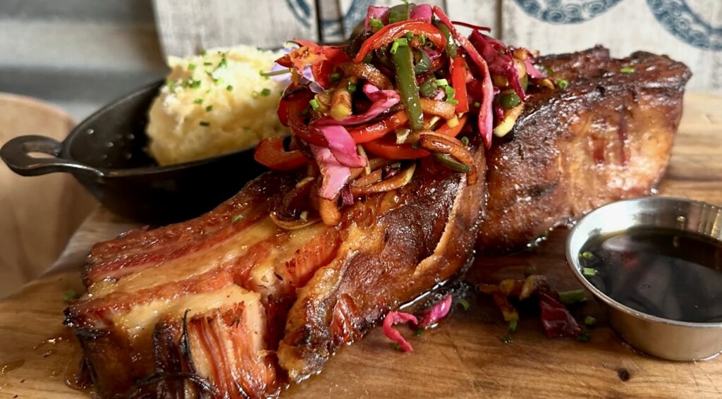 steak entree at Third Wave Cafe & Wine Bar